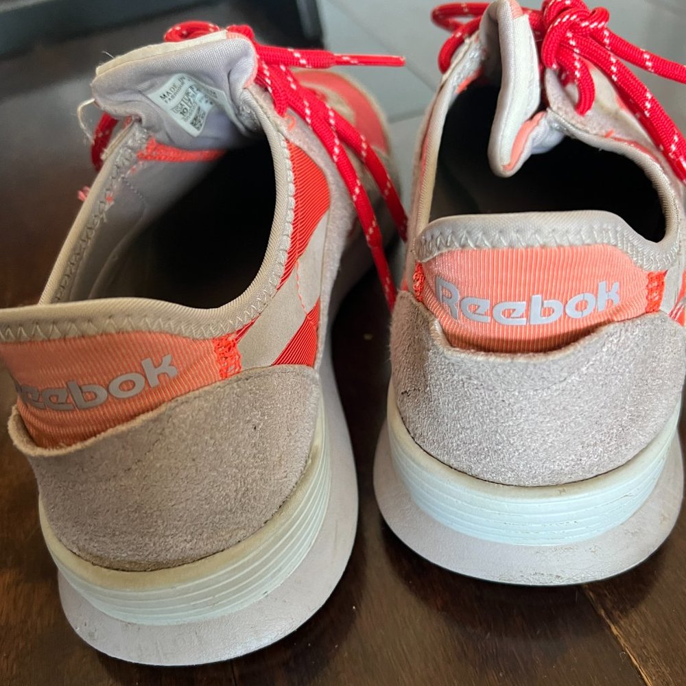 Pink / Orange Reebok Sneakers - Picture 6 of 11